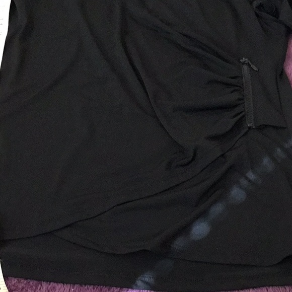 Brand New Kate & Mallory Solid Black Zipper Side-2X - Picture 11 of 14